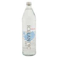 Água Mineral Com Gás Garrafa De Vidro Ícelandic 750 Ml