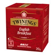 Chá Preto English Breakfast Twinings 20 G Com 10 Sachês