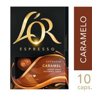 Café Em Cápsula Torrado E Moído Espresso Caramelo L'Or 52 G Com 10 Unidades