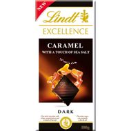 Chocolate Dark Caramelo E Flor De Sal Excellence Lindt 100 G