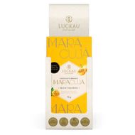Barra De Chocolate Branco Com Maracujá Diet Luckau 75 G