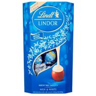 Trufa De Chocolate Branco Ao Leite Edição Limitada Lindor Lindt 200 G