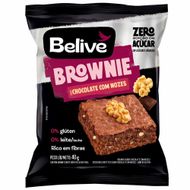 Brownie De Chocolate Com Nozes Zero Belive 40 G