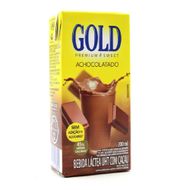 Achocolatado Com Cacau Sem Açúcar Gold 200 Ml