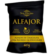 Alfajor Vegano Chocolate Sem Glúten Sem Lactose Seu Divino 40 G