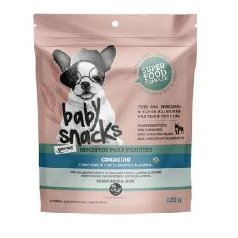 Biscoitos-Baby-Snacks-De-Cordeiro-Para-Caes-Filhotes-Oh-Lala-Pet-120-G