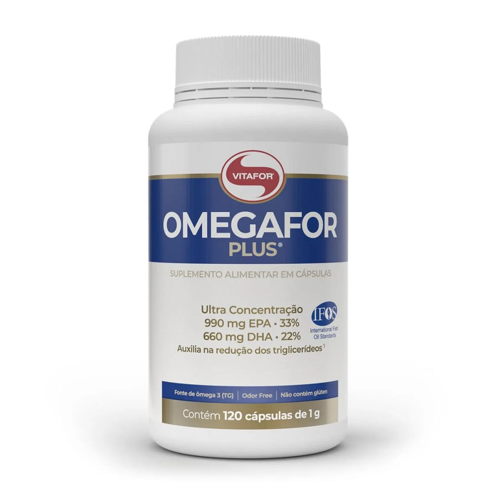 ômega 3 vitafor plus 120 cápsulas droga raia