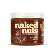 Pasta De Castanha De Caju Com Chocolate Belga Naked Nuts 450 G