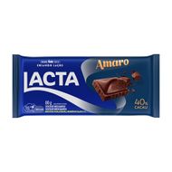 Barra De Chocolate Amaro Lacta 80 G