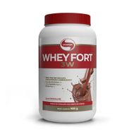 Whey Fort 3w Sabor Chocolate Vitafor 900 G