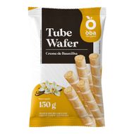 Tube Wafer Com Creme De Baunilha Oba Bem Querer 150 G