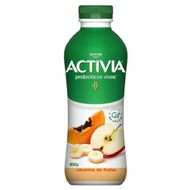 Leite Fermentado Parcialmente Desnatado Com Probióticos Vitamina De Frutas Activia 800 G