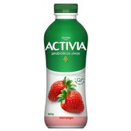 Leite Fermentado Parcialmente Desnatado Com Probióticos Morango Activia 800 G