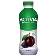 Leite Fermentado Parcialmente Desnatado Com Probióticos Ameixa Activia 800 G