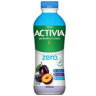 Leite Fermentado Desnatado Com Probióticos Zero Lactose Sem Adição De Açúcar Ameixa Activia 800 G