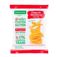 Chips De Mandioca Com Sal Mundo Verde Seleção 40 G