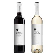 Kit de Vinho Português AdegaMãe Pinta Negra Tinto e Branco 750 Ml - 2 unidades