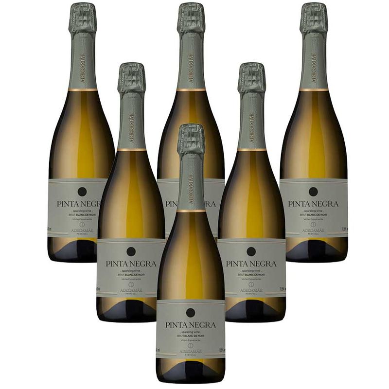 Caixa-de-Espumante-Portugues-AdegaMae-Pinta-Negra-Blanc-De-Noir-750-Ml---6-unidades