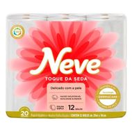 Papel Higiênico Folha Dupla Neve Com 12 Unidades