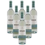 Caixa de Vinho Português Montalegre Clássico Branco 750 Ml - 6 unidades