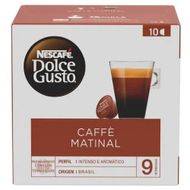 Cápsula Caffe Matinal Nescafé Dolce Gusto Com 10 Cápsulas 80 G