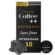 Café Em Cápsula Intenso Super Crema Coffee++ Com 10 Unidades