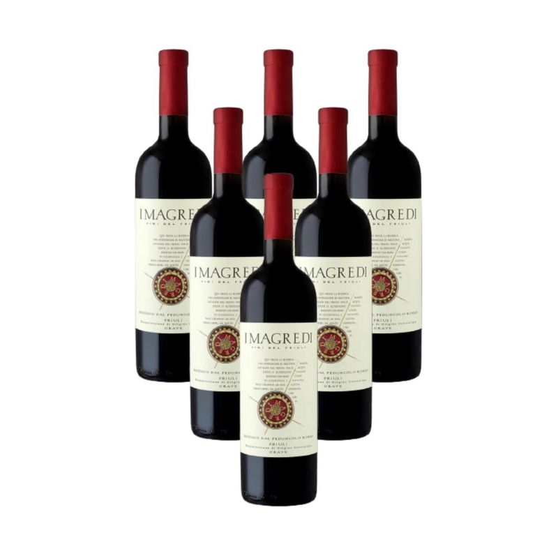 Caixa-de-Vinho-Italiano-Imagredi-Refosco-Rosso-Tinto-750-Ml-6-unidades