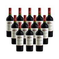 Caixa de Vinho Chileno Casas Del Bosque Reserva Carmenere Tinto 750 Ml 12 unidades