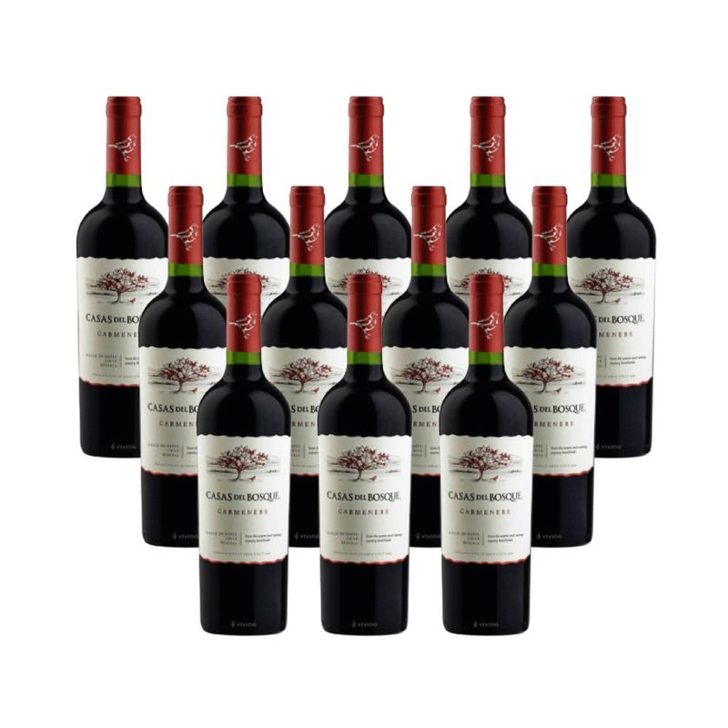 Caixa-de-Vinho-Chileno-Casas-Del-Bosque-Reserva-Carmenere-Tinto-750-Ml-12-unidades