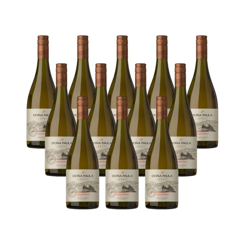 Caixa-de-Vinho-Argentino-Dona-Paula-Estate-Chardonnay-Branco-750-Ml-12-unidades