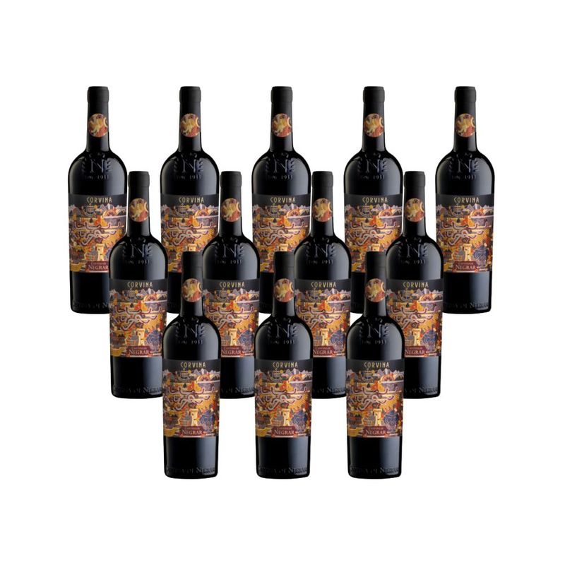 Caixa-de-Vinho-Italiano-Cantina-Di-Negrar-Corvina-Igt-Tinto-750ml-12-unidades