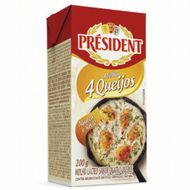 Molho Lácteo 4 Queijos Président 200 G