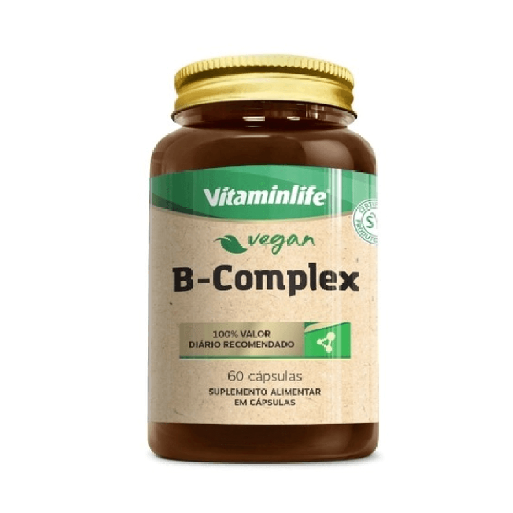 COMPLEXO B VEGANO VITAMINLIFE COM 60 CÁPSULAS - Oba Hortifruti