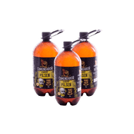 Kit c/ 3 unid. Cerveja Comendador Growler Pilsen 1l