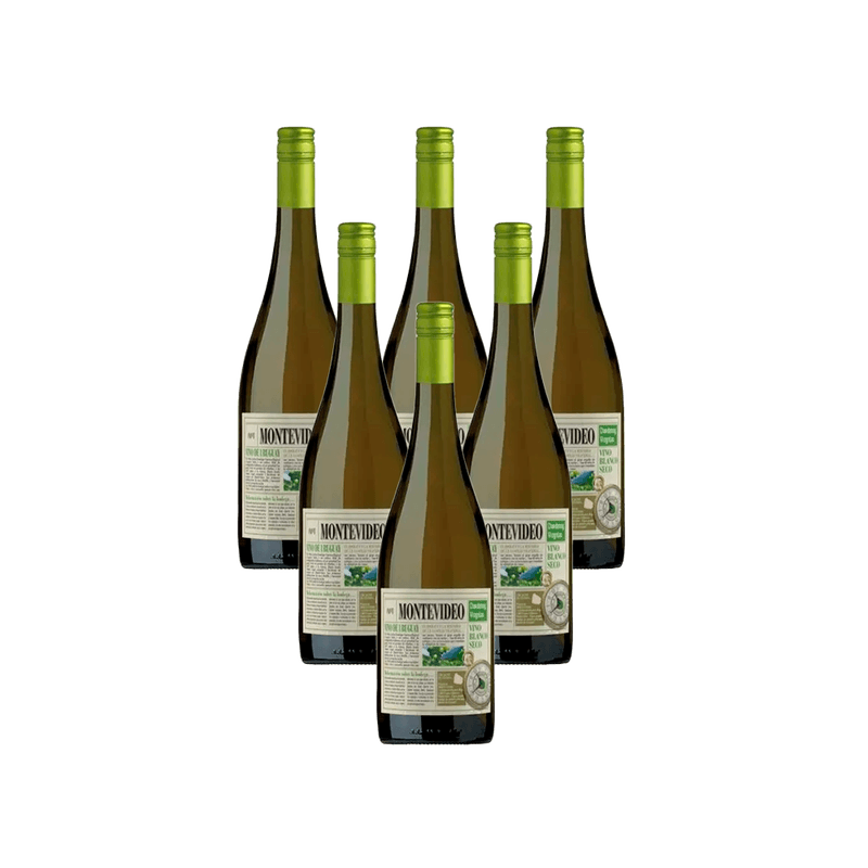 Kit-de-Vinho-Uruguaio-Montevideo-Chardonnay-Viognier-Branco-750ml---6-unidades