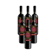 Kit de Vinho Italiano Montigoli Bardolino Doc Cantina Di Negrar Tinto 750 Ml - 6 unidades