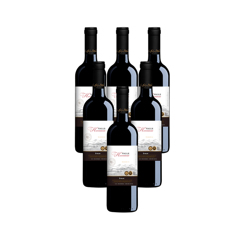 Kit-de-Vinho-Chileno-Luis-Felipe-Edwards-Valle-Hermoso-Reserva-Syrah-Tinto-750-Ml---6-unidades