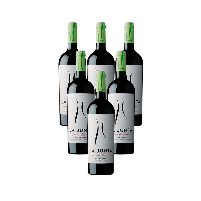 Kit-de-Vinho-Chileno-La-Junta-Gran-Reserva-Carmenere-750ml---6-unidades