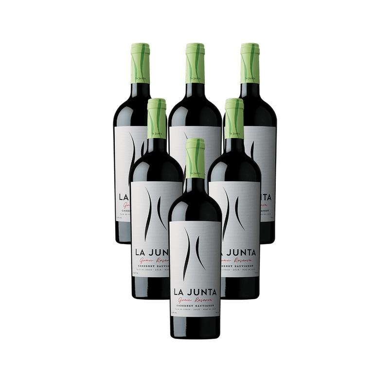 Kit-de-Vinho-Chileno-La-Junta-Gran-Reserva-Cabernet-Sauvignon-750ml---6-unidades