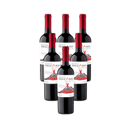 Kit de Vinho Chileno Volcanes Cabernet Sauvignon Tinto 750 Ml - 6 unidades