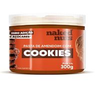 Pasta Amendoim Com Cookies Naked 300 G