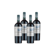 Kit de Vinho Chileno Casas Del Bosque Gran Reserva Cabernet Sauvignon Tinto 750 Ml - 4 unidades