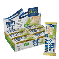 Kit de Barra De Proteina Nutrata Whey Grego Torta De Limão 40g - 24 unidades