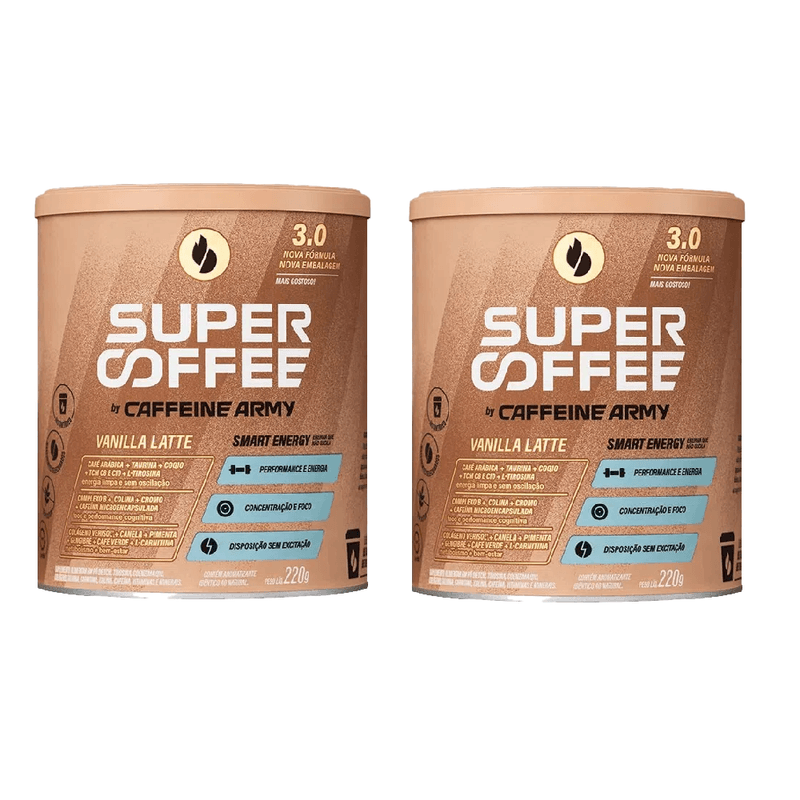 Kit-de-Supercoffee-3.0-Vanilla-Latte-Caffeine-Army-220-G---2-unidades
