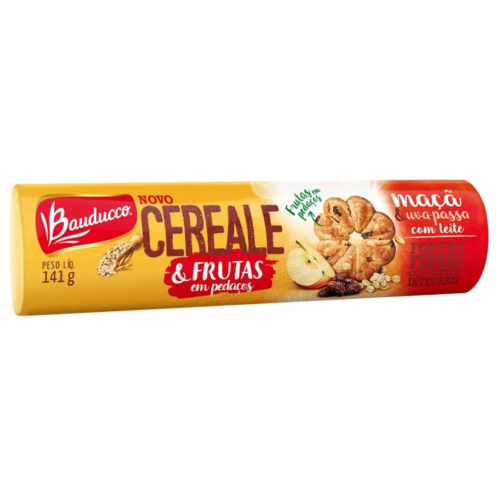 Biscoito Bauducco Cereale 141G Maca Uva - Supermercado Nagumo - Compre  Online em Poá/SP