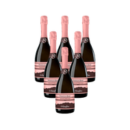 Kit de Espumante Italiano Prosecco Le Rughe Rose 750ml - 6 unidades