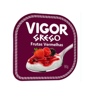 Iogurte De Frutas Vermelhas Grego Vigor 90g