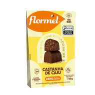 Bombom Com Castanha De Caju Flormel 60 G