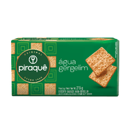 Biscoito Salgado Água Com Gergelim Pirâque Pacote 215 G