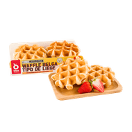 Waffle Belga Tipo Liège Congelado Oba Bem Querer Com 4 Und - 200 G